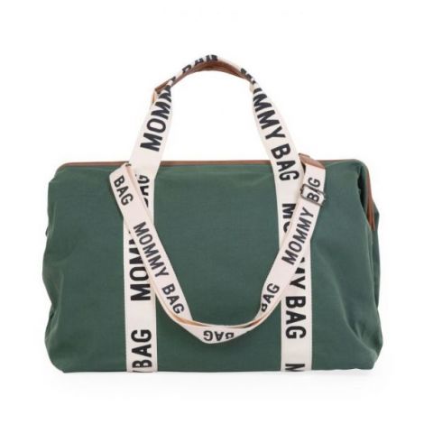 Geanta de infasat Childhome Mommy Bag Signature verde - imagine 10
